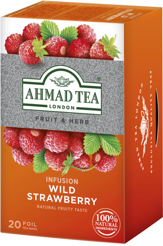 Ahmad Tea Wild Strawberries ovocný čaj 20 x 2 g