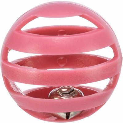 Trixie Sada 4 ks plastových míčků s rolničkou 4 cm – Zbozi.Blesk.cz