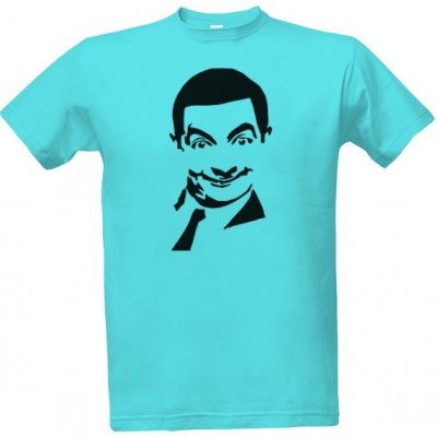 Tričko s potiskem Mr. Bean pánské Růžová