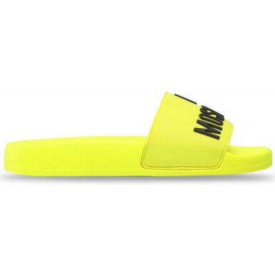 Love Moschino nazouváky JA28052G1GI13400 Fluo Giallo/Nero – Zboží Mobilmania