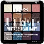 NYX Professional Makeup Ultimate paletka očních stínů 02 Vintage Jean Baby 13,28 g – Hledejceny.cz