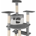 TecTake 402109 Kočičí škrabadlo Nelly 204 cm – Sleviste.cz