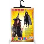 RAPPA Čarodějnický plášť s kloboukem a pavučinou /Halloween – Zboží Dáma