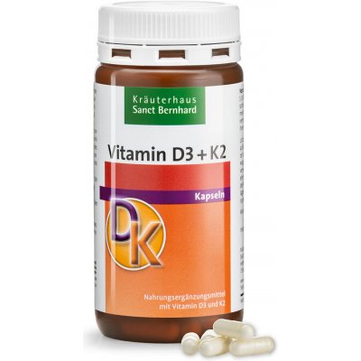 Sanct Bernhard Vitamín D3 + K2 180 kapslí – Hledejceny.cz