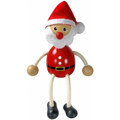 Krokido Santa - dřevěná figurka na pružině – Hledejceny.cz