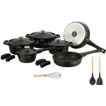 Royalty Sada nádobí 17 ks, černá – Zboží Dáma