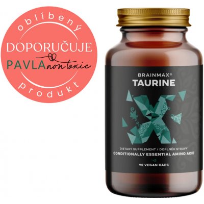BrainMax Taurine 825 90 kapslí – Zboží Mobilmania