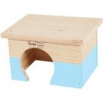 Zolux dřevěný dům Home obdélníkový 11 x 18 x 14 cm – Sleviste.cz