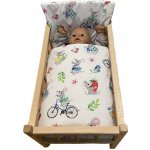 SDS Peřinky do postýlky pro panenky Veselé myšky 1x 38x44 cm / 28x20 cm – Hledejceny.cz