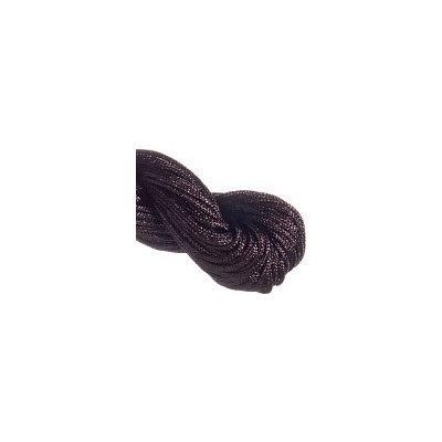 Nylonová šňůrka hnědá lesklá, 1,2 mm (28 m) – Zboží Dáma