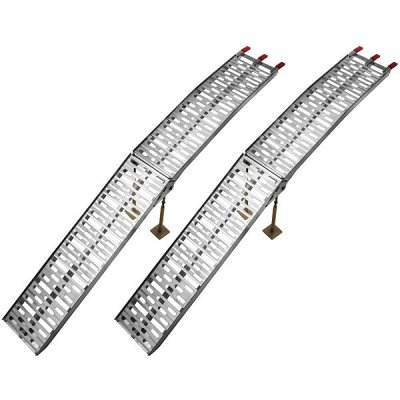 nájezdová rampa HD - skládací - hliníková (s podpěrou), Q-TECH (1 ks) – Zboží Mobilmania
