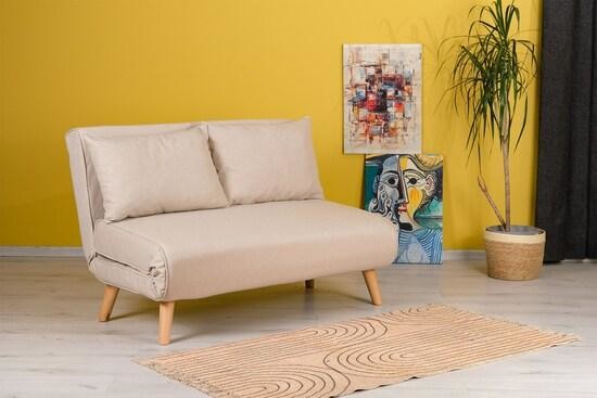 Atelier del Sofa 2-Seat Sofa-Bed Folde 2-SeaterCream