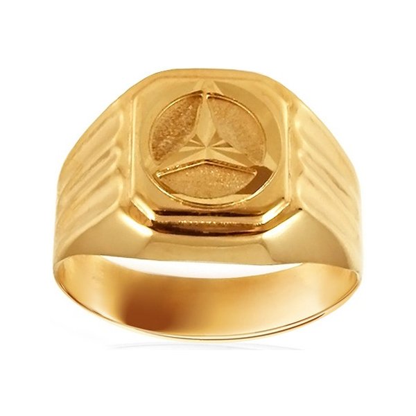 Zlatý pánský prsten mercedes žluté zlato IZ2548 od 6 773 Kč - Heureka.cz
