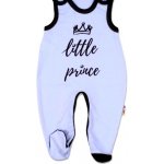 Baby Nellys Kojenecké bavlněné dupačky Little Prince modré – Zboží Dáma