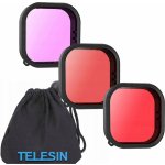 Telesin Sada vodotěsných filtrů pro GoPro Hero 11 / 10 / 9 GP-FLT-904 – Zboží Živě