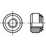 BOSSARD 1098195 Matice; kulatá; M3; kalená ocel; Povlak: zinek; BN 200; lisovací – Zboží Mobilmania