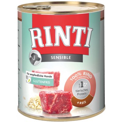 Rinti Sensible hovězí a rýže 24 x 800 g – Hledejceny.cz