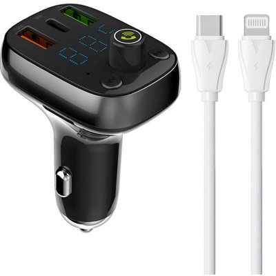 Ldnio C704Q 2USB, USB-C vysílač FM + USB-C - USB-C