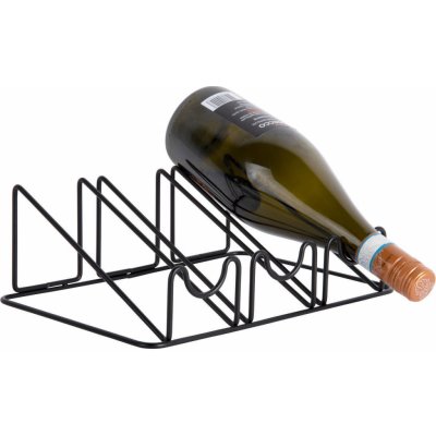 present time Kovový stojan na víno WIRED 10 x 20 x 28 cm – Sleviste.cz