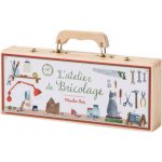 Moulin Roty dřevěný kufřík s opravdickým nářadím – Zboží Dáma