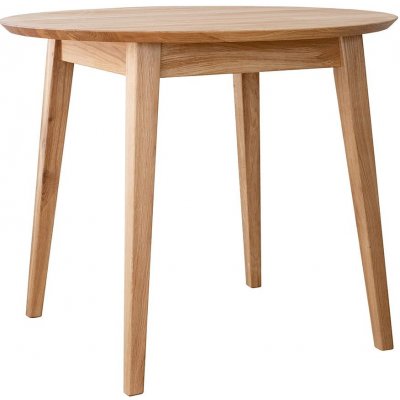 Nábytek z lesa Dubový kulatý jídelní stůl Ortobello 90 cm – Hledejceny.cz