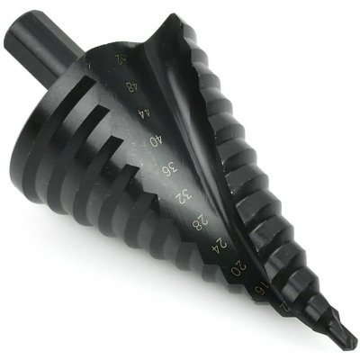 GEKO Stupňovitý kuželový vrták, HSS, 4-52 mm – Zboží Dáma