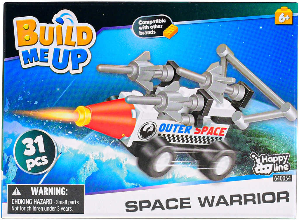 BuildMeUp stavebnice Space warrior 30 - 35 ks