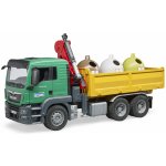 Bruder 3753 MAN TGS s kontejnery na tříděný odpad – Zboží Mobilmania