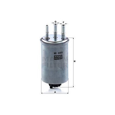 Palivový filtr MANN-FILTER WK8069 – Hledejceny.cz