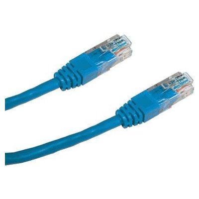 Datacom 15131 Patch cord UTP CAT5E 1m modrý (4-žilový) – Zboží Mobilmania