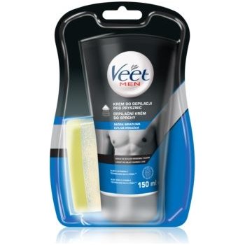 Veet Men Silk & Fresh depilační krém do sprchy pro citlivou pokožku 150 ml