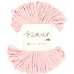 Bavlněný motouz Mila Glitter 3 mm, 100 m, růžová se třpytkami – Zboží Dáma