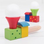 Bigjigs Toys Foukání lokomotiva s balónkem 1 ks – Hledejceny.cz