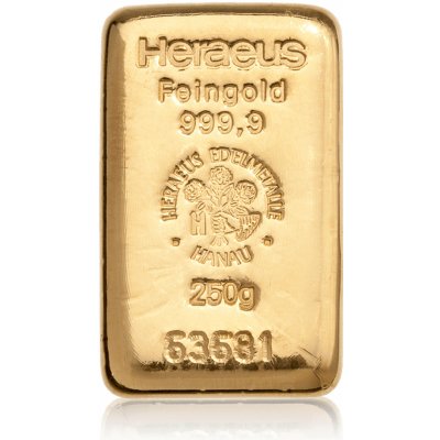 Heraeus zlatý slitek 250 g – Zboží Dáma