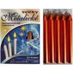 Kuncová Dana Vánoční lampionové Metalické 95/12mm 12 ks Stříbrná – Zboží Mobilmania