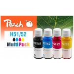 Peach HP GT51, GT52, MultiPack, 1x90, 3x70 ml CMYK kompatibilní – Hledejceny.cz