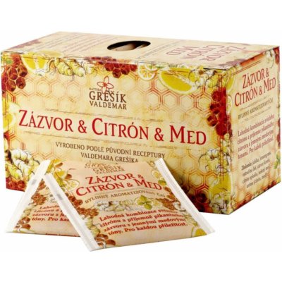 Grešík Natura Zázvor & Citrón & Med 20 n.s. – Hledejceny.cz