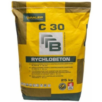 Bralep C 30 Rychlobeton mrazuvzdorný 25 kg – Zboží Mobilmania