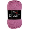 Příze Vlna Hep pletací příze DREAM 6414 starorůžová, 100% merino vlna, jednobarevná, 50g/125m