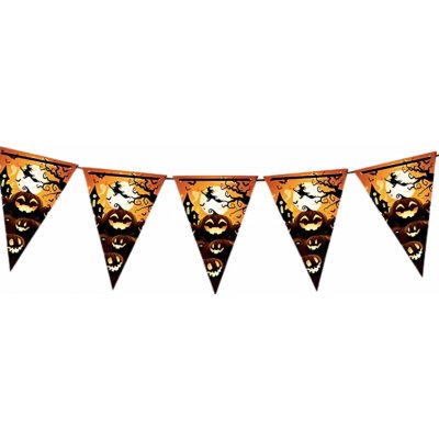GUIRCA Girlanda Halloween strašidelná dýně, pumpkin, 600 cm – Hledejceny.cz