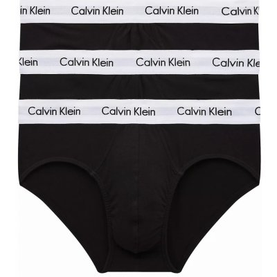 Calvin Klein pánské slipy 3 Pack Briefs Cotton Stretch 0000U2661G001 černá – Zboží Mobilmania