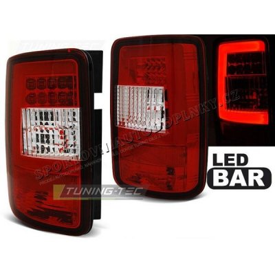 VW Caddy 2003-03.14 zadní lampy red white LED bar – Hledejceny.cz