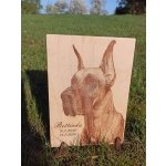 Gravírovaná fotografie do dřeva | A4 (30x21 cm) – Zboží Dáma