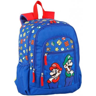Curerůžová batoh Nintendo Mario And Luigi modrá – Zboží Mobilmania