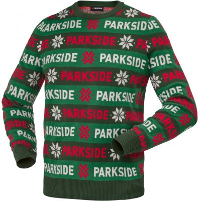 Parkside pánský vánoční svetr zelená – Sleviste.cz