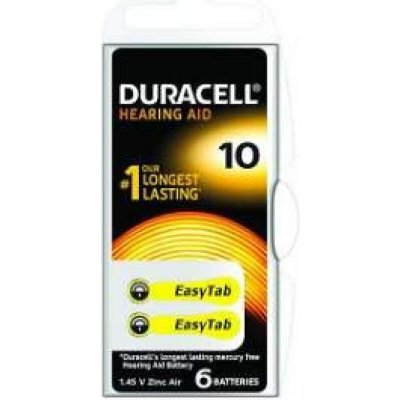 Duracell DA10 Easy Tab 6ks DA10N6 – Zboží Mobilmania