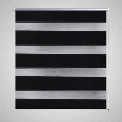 Petrashop Roleta den a noc / Zebra / Twinroll 60x120 cm černá – Zbozi.Blesk.cz