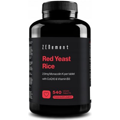 Zenement Červená rýže s 2,9 mg Monakolinu K 540 veganských tablet – Hledejceny.cz