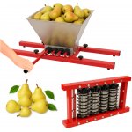 U&M Parts Ruční drtič ovoce jablek max XXL 15L VEVO023 | červená, Barvy a parametry Materiál kov – Zboží Dáma