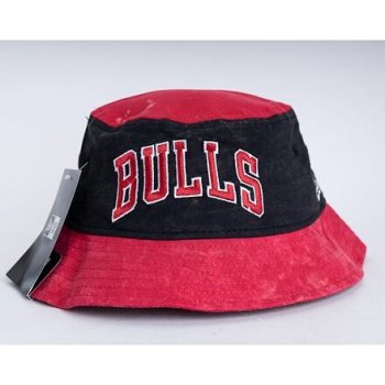 New Era Chicago Bulls Washed Pack Red Bucket Hat Red